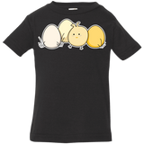 T-Shirts Black / 6 Months Kawaii Easter Chick and Eggs Infant Premium T-Shirt