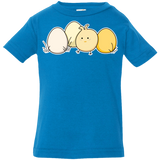 T-Shirts Cobalt / 6 Months Kawaii Easter Chick and Eggs Infant Premium T-Shirt
