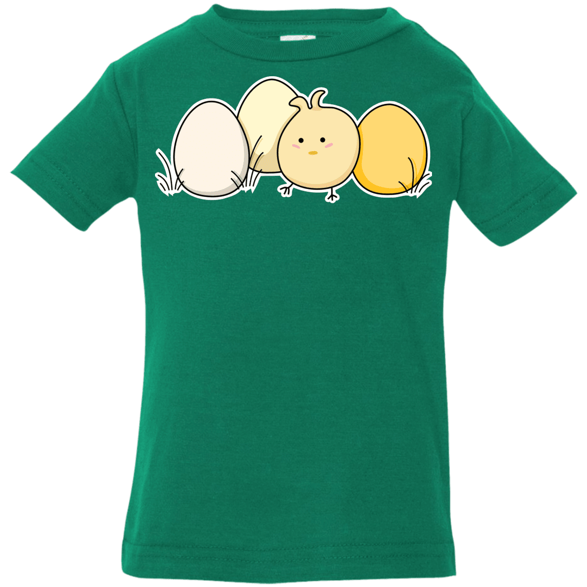 T-Shirts Kelly / 6 Months Kawaii Easter Chick and Eggs Infant Premium T-Shirt