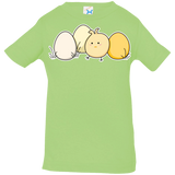 T-Shirts Key Lime / 6 Months Kawaii Easter Chick and Eggs Infant Premium T-Shirt