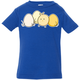 T-Shirts Royal / 6 Months Kawaii Easter Chick and Eggs Infant Premium T-Shirt