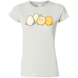 T-Shirts White / S Kawaii Easter Chick and Eggs Junior Slimmer-Fit T-Shirt