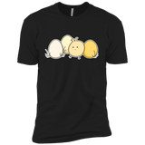T-Shirts Black / X-Small Kawaii Easter Chick and Eggs Men's Premium T-Shirt