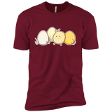 T-Shirts Cardinal / X-Small Kawaii Easter Chick and Eggs Men's Premium T-Shirt