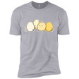 T-Shirts Heather Grey / X-Small Kawaii Easter Chick and Eggs Men's Premium T-Shirt