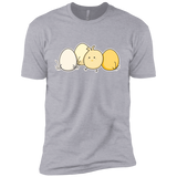 T-Shirts Heather Grey / X-Small Kawaii Easter Chick and Eggs Men's Premium T-Shirt