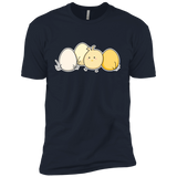 T-Shirts Midnight Navy / X-Small Kawaii Easter Chick and Eggs Men's Premium T-Shirt