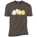 T-Shirts Warm Grey / X-Small Kawaii Easter Chick and Eggs Men's Premium T-Shirt