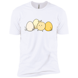 T-Shirts White / X-Small Kawaii Easter Chick and Eggs Men's Premium T-Shirt