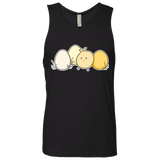 T-Shirts Black / S Kawaii Easter Chick and Eggs Men's Premium Tank Top