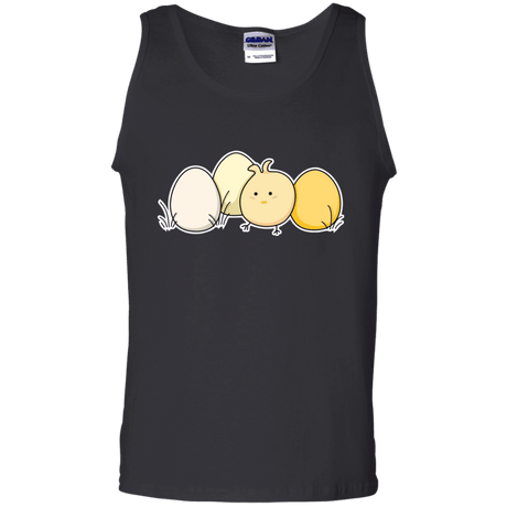 T-Shirts Black / S Kawaii Easter Chick and Eggs Men's Tank Top