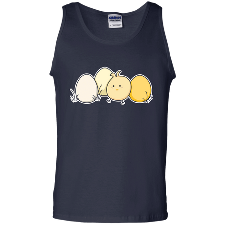 T-Shirts Navy / S Kawaii Easter Chick and Eggs Men's Tank Top