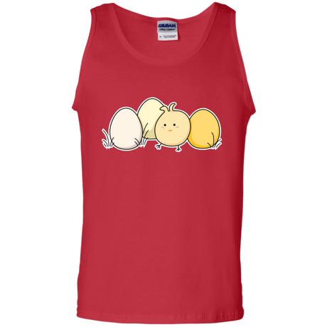 T-Shirts Red / S Kawaii Easter Chick and Eggs Men's Tank Top