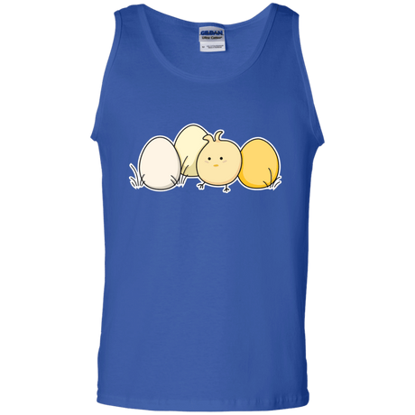 T-Shirts Royal / S Kawaii Easter Chick and Eggs Men's Tank Top