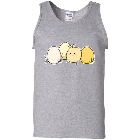 T-Shirts Sport Grey / S Kawaii Easter Chick and Eggs Men's Tank Top