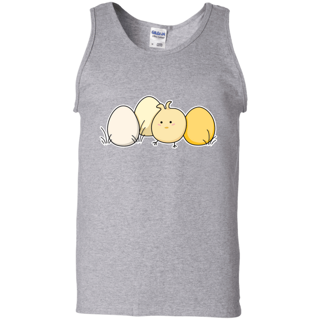 T-Shirts Sport Grey / S Kawaii Easter Chick and Eggs Men's Tank Top
