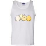T-Shirts White / S Kawaii Easter Chick and Eggs Men's Tank Top