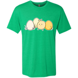 T-Shirts Envy / S Kawaii Easter Chick and Eggs Men's Triblend T-Shirt