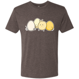 T-Shirts Macchiato / S Kawaii Easter Chick and Eggs Men's Triblend T-Shirt