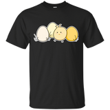 T-Shirts Black / S Kawaii Easter Chick and Eggs T-Shirt