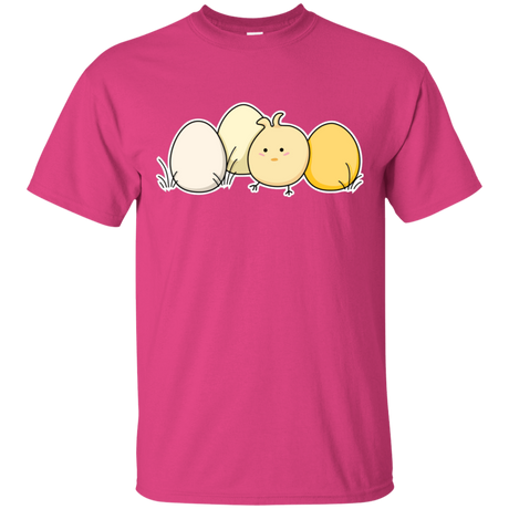 T-Shirts Heliconia / S Kawaii Easter Chick and Eggs T-Shirt
