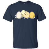 T-Shirts Navy / S Kawaii Easter Chick and Eggs T-Shirt
