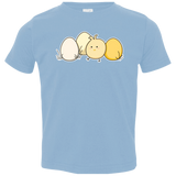 T-Shirts Light Blue / 2T Kawaii Easter Chick and Eggs Toddler Premium T-Shirt