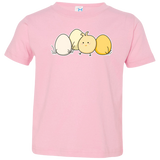 T-Shirts Pink / 2T Kawaii Easter Chick and Eggs Toddler Premium T-Shirt