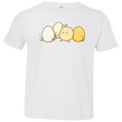 T-Shirts White / 2T Kawaii Easter Chick and Eggs Toddler Premium T-Shirt