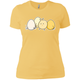 T-Shirts Banana Cream/ / X-Small Kawaii Easter Chick and Eggs Women's Premium T-Shirt