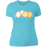 T-Shirts Cancun / X-Small Kawaii Easter Chick and Eggs Women's Premium T-Shirt