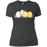 T-Shirts Heavy Metal / X-Small Kawaii Easter Chick and Eggs Women's Premium T-Shirt