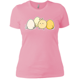 T-Shirts Light Pink / X-Small Kawaii Easter Chick and Eggs Women's Premium T-Shirt