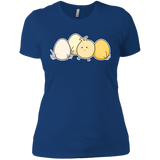 T-Shirts Royal / X-Small Kawaii Easter Chick and Eggs Women's Premium T-Shirt