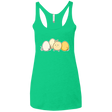 T-Shirts Envy / X-Small Kawaii Easter Chick and Eggs Women's Triblend Racerback Tank