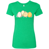 T-Shirts Envy / S Kawaii Easter Chick and Eggs Women's Triblend T-Shirt