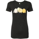T-Shirts Vintage Black / S Kawaii Easter Chick and Eggs Women's Triblend T-Shirt