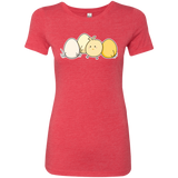 T-Shirts Vintage Red / S Kawaii Easter Chick and Eggs Women's Triblend T-Shirt