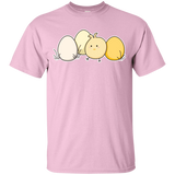 T-Shirts Light Pink / YXS Kawaii Easter Chick and Eggs Youth T-Shirt