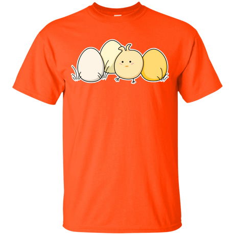 T-Shirts Orange / YXS Kawaii Easter Chick and Eggs Youth T-Shirt