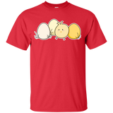 T-Shirts Red / YXS Kawaii Easter Chick and Eggs Youth T-Shirt