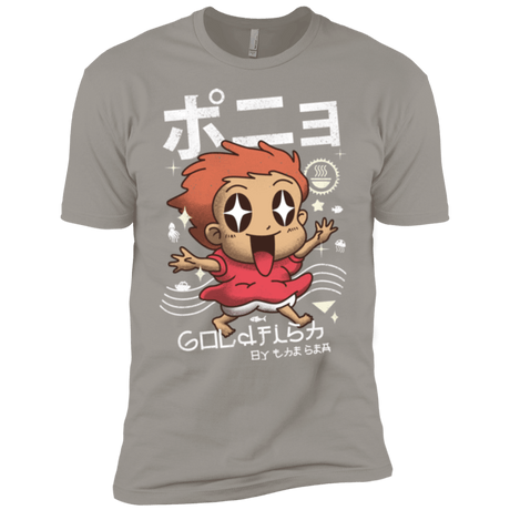 T-Shirts Light Grey / YXS Kawaii Gold Fish Boys Premium T-Shirt