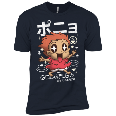 T-Shirts Midnight Navy / YXS Kawaii Gold Fish Boys Premium T-Shirt