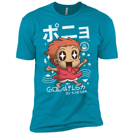 T-Shirts Turquoise / YXS Kawaii Gold Fish Boys Premium T-Shirt