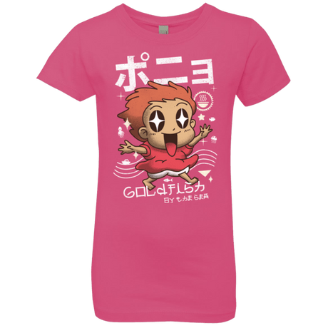 T-Shirts Hot Pink / YXS Kawaii Gold Fish Girls Premium T-Shirt