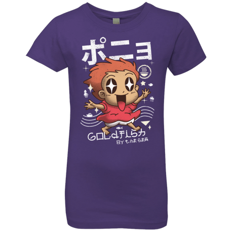 T-Shirts Purple Rush / YXS Kawaii Gold Fish Girls Premium T-Shirt