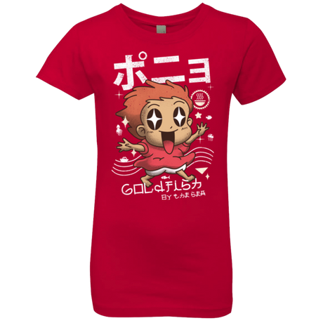 T-Shirts Red / YXS Kawaii Gold Fish Girls Premium T-Shirt