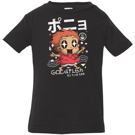 T-Shirts Black / 6 Months Kawaii Gold Fish Infant Premium T-Shirt
