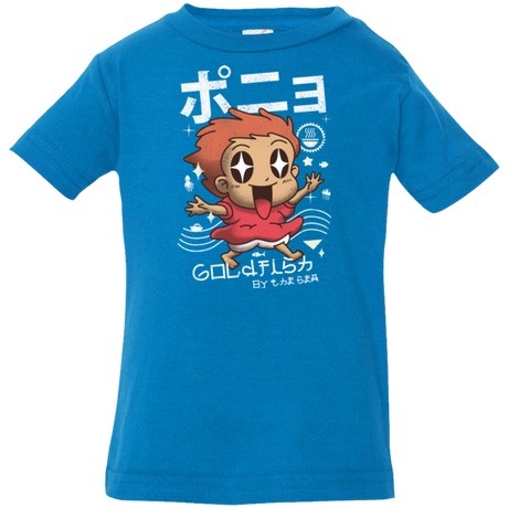 T-Shirts Cobalt / 6 Months Kawaii Gold Fish Infant Premium T-Shirt