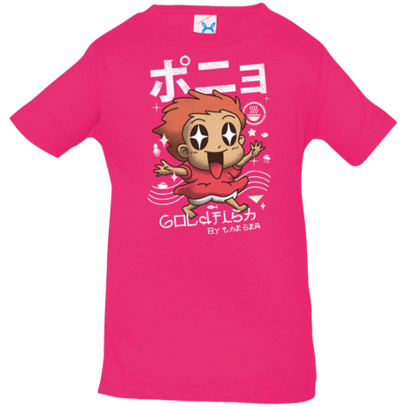 T-Shirts Hot Pink / 6 Months Kawaii Gold Fish Infant Premium T-Shirt